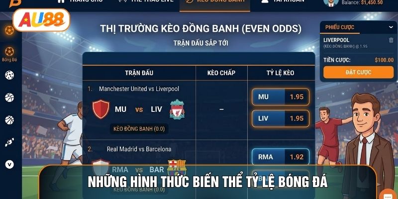 Những hình thức biến thể tỷ lệ bóng đá
